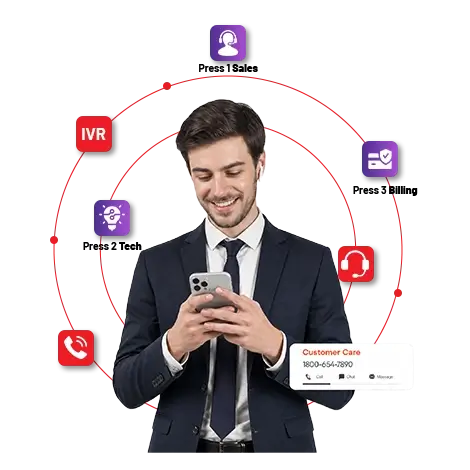 DTMF IVR service for call routing