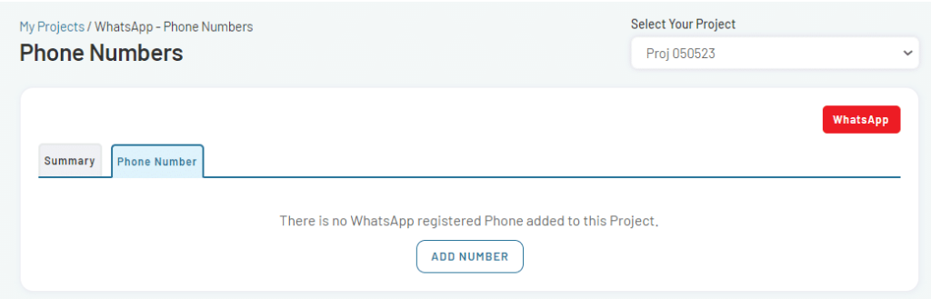 How to add phone number for WhatsApp Business Account?
